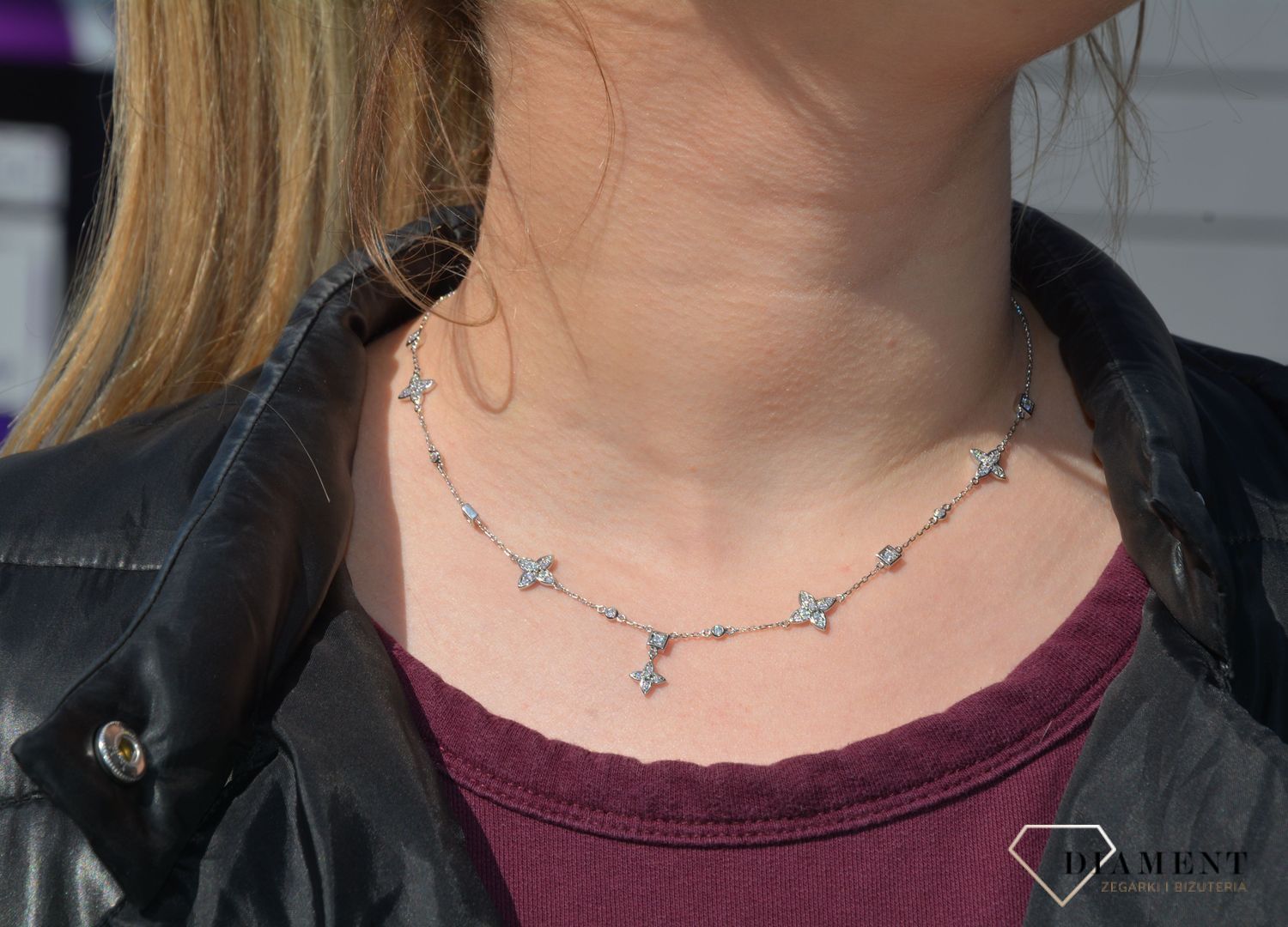 Naszyjnik srebrny z cyrkoniami Dall'Aqcua N YB 261 0172.jpg